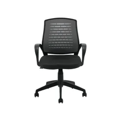 Discount Mesh Back Fabric Manager Chair, Gray and Black (OTG10902B) Office Chairs