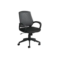 Discount Mesh Back Fabric Manager Chair, Gray and Black (OTG10902B) Office Chairs