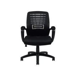 Best Mesh Back Fabric Manager Chair, Black (OTG11750B) Office Chairs