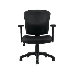 New Multi-Function Fabric Task Chair, Black (OTG11850B) Office Chairs