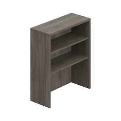 New 2-Shelf 36"H Table Top Bookcase Artisan Gray (TDSL36HOAGL) Bookcases