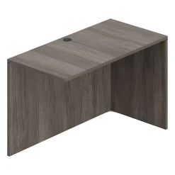 Superior 48" Return Shell Desk, Artisan Gray (TDSL4824RAGL) Computer Desks
