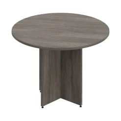 Hot Superior 42" Round Conference Table, Artisan Gray (TDSL42RAGL) Conference Room Tables