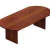 Discount Superior 95" Racetrack Conference Table, American Dark Cherry (TDSL9544RSADC) Conference Room Tables