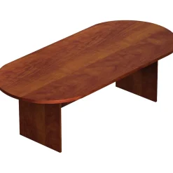 Discount Superior 95" Racetrack Conference Table, American Dark Cherry (TDSL9544RSADC) Conference Room Tables