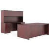 Offices to Go Superior Laminate Bundle 9, American Mahogany Laminate, 71"W x 113"L x 65.5"H/29.5"H Office Desks