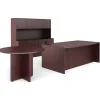 Hot Offices to Go Superior Lam Bundle 8, American Mhgny Lam, 71" W x 143"L x 29.5"H/71"H, 42"L/W Office Desks
