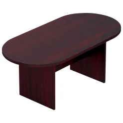 Best Superior 71''W Racetrack Conference Table, Mahogany (SL7136RS-AML) Conference Room Tables