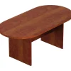 Discount 71"W Racetrack Conference Table, American Dark Cherry (TDSL7136RSADC) Conference Room Tables