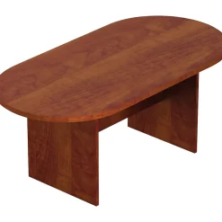 Discount 71"W Racetrack Conference Table, American Dark Cherry (TDSL7136RSADC) Conference Room Tables