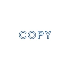 Offistamp ® Pre-Inked Stamp, "Copy", Blue Ink Sale
