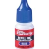 Offistamp Pre-Inked Stamp, Blue Ink Refill Outlet