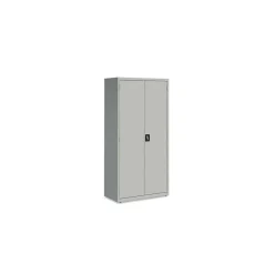 Clearance 72"H Steel Storage Cabinet with 5 Shelves, Light Gray (CM7218LG) Storage Cabinets