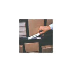 Unbranded Open Edge 3" x 5" Self Adhesive Label Holders, Clear (LH105) Discount