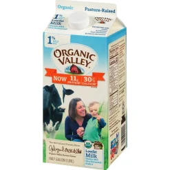 Milk & Creamer<Organic Valley 1% Milk, 64 oz., 3/Pack (307-00349)