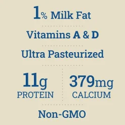 Milk & Creamer<Organic Valley 1% Milk, 64 oz., 3/Pack (307-00349)