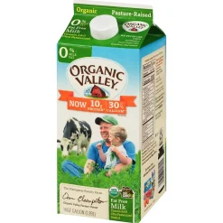 Milk & Creamer<Organic Valley Skim Milk, 64 oz., 3/Pack (307-00350)