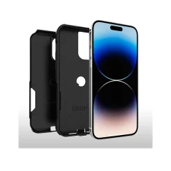 Cell Phone Cases<OtterBox Commuter Black Case for iPhone 14 Pro (77-88421)