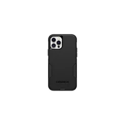 Cell Phone Cases<OtterBox Commuter Series Black Cover Case for iPhone 12/12 Pro, Shock Absorbing, Black (77-65405)