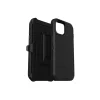 Cell Phone Cases<OtterBox Defender Case for Apple iPhone 13/14/15, Shock Absorbing, Rugged Protection, Black (77-92557)