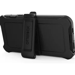 Cell Phone Cases<OtterBox Defender Case for Apple iPhone 13/14/15, Shock Absorbing, Rugged Protection, Black (77-92557)