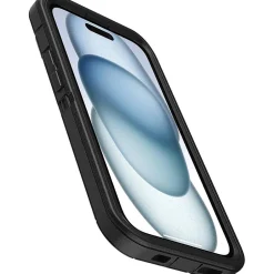 Cell Phone Cases<OtterBox Defender Case for Apple iPhone 13/14/15, Shock Absorbing, Rugged Protection, Black (77-92557)