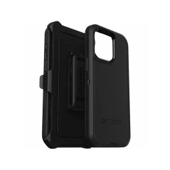 Cell Phone Cases<OtterBox Defender Case for iPhone 15 Pro Max, Shock Absorbing, Black (77-92550)