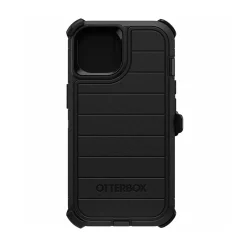 Cell Phone Cases<OtterBox Defender Pro Holster Case for iPhone 13/14/15, Shock Absorbing, Black (77-92735)