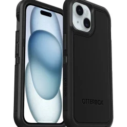 Cell Phone Cases<OtterBox Defender XT MagSafe Rugged Case for iPhone 15/14/13, Shock Absorbing, Black (77-92970)