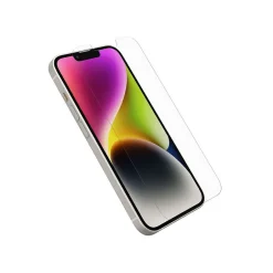 Cell Phone Screen Protectors<OtterBox iPhone 14, iPhone 13 and iPhone 13 Pro Screen ProtectorAlpha Glass (77-89304)