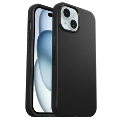 Cell Phone Cases<OtterBox Symmetry MagSafe Rugged Case for iPhone 15/14/13, Shock Absorbing, Black (77-92925)