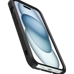 Cell Phone Cases<OtterBox uniVERSE rugged Case for iPhone 15, Shock Absorbing, Black (77-92676)