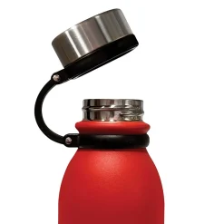 Water Bottles<Outdoors Professional Stainless Steel Double-Walled Vacuum-Insulated Travel Bottle, 20 oz., Red (OUTD0247)