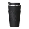 Outdoors Professional Stainless Steel Double-Walled Vacuum Insulated Coffee Cup, 17.2 oz., Black (OUTD9447)