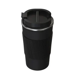 Outdoors Professional Stainless Steel Double-Walled Vacuum Insulated Coffee Cup, 17.2 oz., Black (OUTD9447)