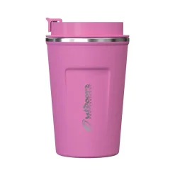 Outdoors Professional Stainless Steel Double-Walled Vacuum Insulated Coffee Cup, 12.8 oz., Pink (OUTD9430)