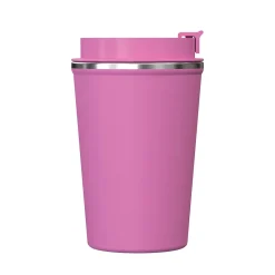 Outdoors Professional Stainless Steel Double-Walled Vacuum Insulated Coffee Cup, 12.8 oz., Pink (OUTD9430)