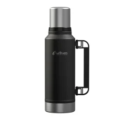 Outdoors Professional Stainless Steel Vacuum Insulated Termo Classic Water Bottle, 33 oz., Black (OUTD9355)