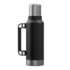 Outdoors Professional Stainless Steel Vacuum Insulated Termo Classic Water Bottle, 33 oz., Black (OUTD9355)