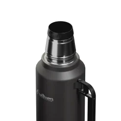Outdoors Professional Stainless Steel Vacuum Insulated Termo Classic Water Bottle, 33 oz., Black (OUTD9355)