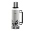 Outdoors Professional Stainless Steel Vacuum Insulated Termo Classic Water Bottle, 33 oz., White Mountains (OUTD9386)