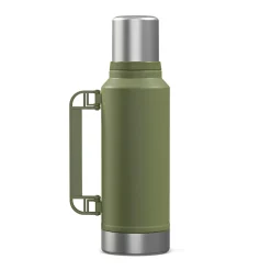 Outdoors Professional Stainless Steel Vacuum Insulated Termo Classic Water Bottle, 33 oz., Green (OUTD9362)