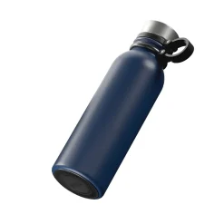 Water Bottles<Outdoors Professional Stainless Steel Double-Walled Vacuum-Insulated Travel Bottle, 20 oz., Navy Blue (OUTD9263)