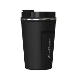 Outdoors Professional Stainless Steel Double-Walled Vacuum Insulated Coffee Cup, 12.8 oz., Black (OUTD9416)