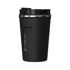 Outdoors Professional Stainless Steel Double-Walled Vacuum Insulated Coffee Cup, 12.8 oz., Black (OUTD9416)
