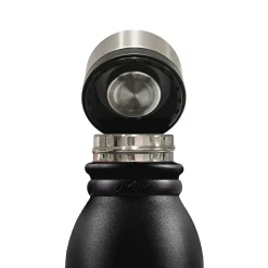 Water Bottles<Outdoors Professional Stainless Steel Double-Walled Vacuum-Insulated Travel Bottle, 20 oz., Black (OUTD3675)