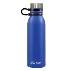 Water Bottles<Outdoors Professional Stainless Steel Double Wall Insulated Travel Bottle, 20 oz., Blue (OUTD1312)