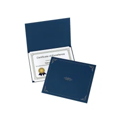 Best Certificate Holders, 11.25" x 8.75", Dark Blue, 5/Pack (29900235BGD) Awards & Certificates