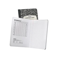 Oxford Composition Notebooks, 9.75" x 7.5", Wide Ruled, 120 Sheets, Black (09-6120) Sale