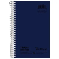 Oxford Earthwise 3-Subject Notebooks, 6" x 9.5", College Ruled, 150 Sheets (25-447R) Outlet